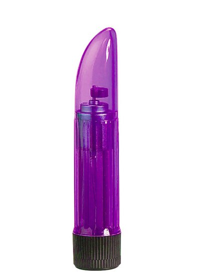 Вибратор Ladyfinger Crystal Clear, фиолетовый, 13,5х2,5см