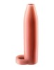Утолщающая на 33% насадка Real Feel Enhancer XL 7' из Fanta Flesh® с петлей на мошонку, 17,8х4см