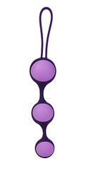 Вагинальные шарики Key™ Stella 3 lavender, фиолетовый силикон, 3/3,5/4см, 20/30/45г