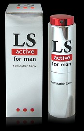 Стимулирующий спрей LS active, масло для мужчин, 18мл, годен до 11.24г