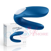Вибратор для двоих Partner Whale (аналог We-Vibe), 2 мотора, 10 реж., аккумулятор, силикон, 9см