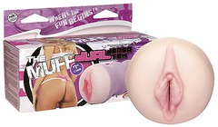 Мастурбатор вагина двойной плотности The Muff dual, Loveclone RX™, 17,8х6,5см