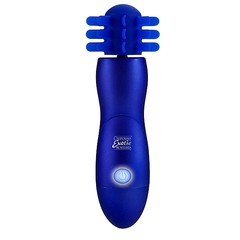 Ротационный массажер Body & Soul™ Captivation™ для клитора, 3 скор, синий, 19х4,5см
