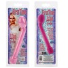 Нежно-розовый  вибратор First Time™ G-Spot Tulip, 20,5см