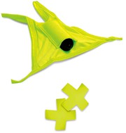 Вибротрусики Neon™ с вырезом и пэстисы, неоновый желтый, S/L(42-48р)