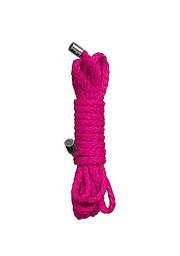 Мини-веревка Kinbaku (Кинбаку), розовая, 1,5м