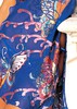 Сорочка Colorful Butterfly Silk Chemise, синяя, шелк, 1X(52-56р)