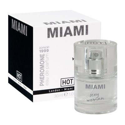 Жен/духи с феромонами HOT™ Miami Sexy woman (солнечно-фруктовый), 30мл