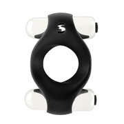 Эрекционное кольцо Endless Cockrings с вибро для мошонки и клитора, силикон, 10 скоростей, D2,7см