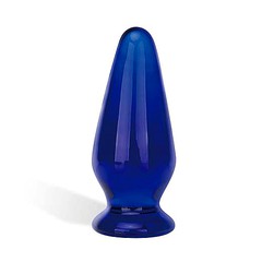 Большая анальная пробка Little Boy Blue Gläs из стекла, 14х6см