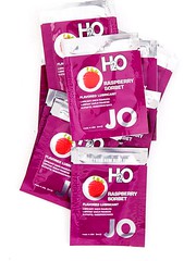 Съедобный лубрикант JO H₂O Raspberry Sorbet (Малина), пробник 3мл
