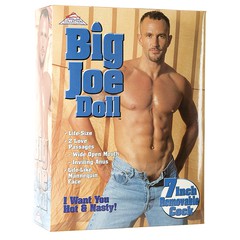 Секс-кукла мужчина Big Joe™ Doll, 2 отверстия, фаллос 17,5х3,5см