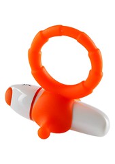 Эрекционное вибро-кольцо taboom® My Favorite Couplesring orange, силикон, 7 режимов