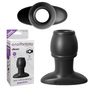 Анальная пробка Anal Fantasy Collection® (+смазки), силикон, тунель D1,9см, 7,2х3,7см.