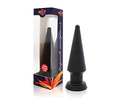 Анальная пробка Anal plug maxi, черный силикон, 13,7х4см