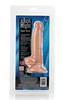 Вибратор Mr. Just Right™ Super Seven™ Dongs с мошонкой, 16,6х3,8см
