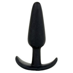 Анальная пробка для ношения Mood naughty, маленькая, черный силикон, 8х2см