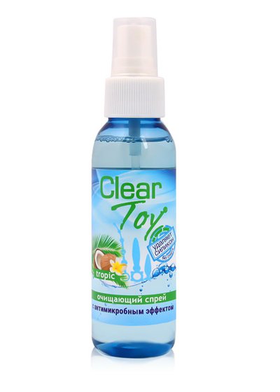 Антибактериальный спрей Clear Toy® tropic для секс-игрушек, 100мл