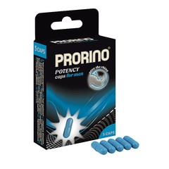 Мужской Prorino® Potency (женьшень, L-аргинин, мака, дамиана, гинко), 5капс, годен до 02.23г