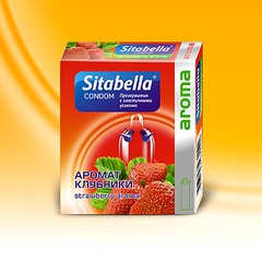 Презерватив Sitabella® с усиками и ароматом клубники, 1шт