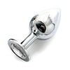 Анальная пробка с кристаллом Large Silver Diamond