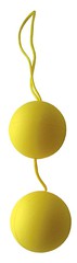 Вагинальные шары Balls для укрепления влагалища, желтые, 3,3см/50г