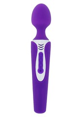 Мощный вибро-массажер Caresse Legend Massager, фиолетовый силикон, 7 режимов, 21х3,8см