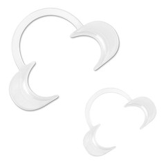 Роторасширитель Lux Lab medium, прозрачный, 8см