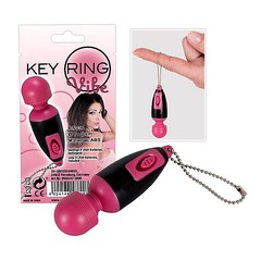 Мини-вибратор Key Ring Vibe для эрогенных зон, 6,5х2см