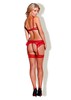 Откровенный красный комплект белья Beauty Queen, S/M(42-46р.)