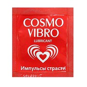 Возбуждающий водно-силиконовый любрикант Cosmo Vibro с муира-пуамой, для женщин, 3г