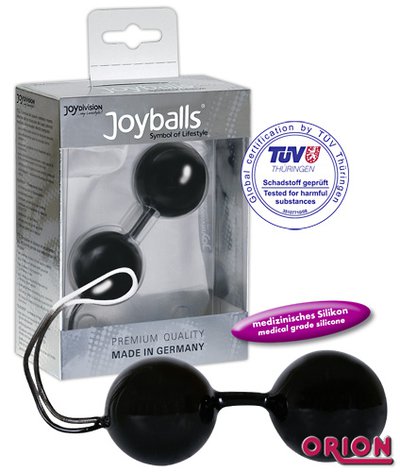 Вагинальные шарики Joyballs®, черные, 3,5см/93г