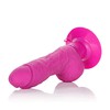 Супермощный вибратор Shower Stud™ из PureSkin® на присоске, розовый, 22/18х3,8см