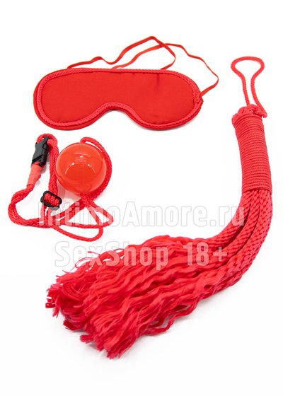 Набор Fetish Fantasy Series® Japanese Silk Rope Bondage Kit™ в японском стиле, красный