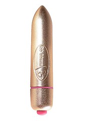 Вибропуля RO-80 Precious Golden Passion, 7 режимов, золотистая, 8х1,6см