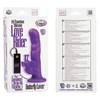 Вибратор на присоске Love Rider® Butterfly, фиолетовый силикон, 10 функций, 2 мотора, 18,3х3,5см