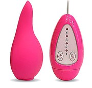 Силиконовое вибро-яйцо Sexy Friend, розовое, 4 режима, 8х1-3,6см