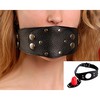 Кляп Sitabella® BDSM в виде фаллоса, черно-красный, 5х4см