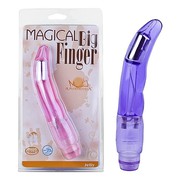 Гибкий G-вибратор Magical Big Finger, фиолетовый, 18,5х3см