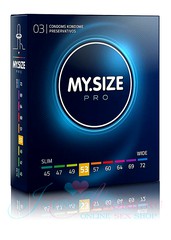 Презервативы MySize PRO идеальный размер, в смазке 178х53, 1уп/3шт, годен до 10.25г