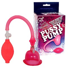 Женская вагинальная помпа Pink Pussy Pump, розовая, 8,8х5,8см
