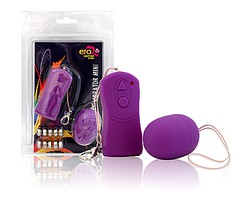 Беспроводное виброяйцо Vibrator mini, 10 реж, фиолетовое, 4,5х3 см