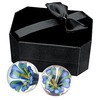 Вагинальные шарики Ben Wa balls Blue Blossom Cyber Glass™, 2,5см/2х20г