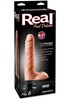 Вибратор Real® feel deluxe №6 (8,5' Fanta Flesh®) на присоске, телесный, 21,5х4,5-5см