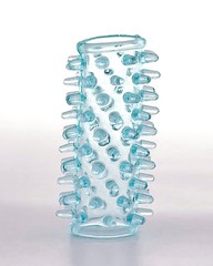 Тонкая силиконовая насадка с шипиками 4,8см., 1шт
