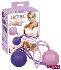 Вагинальные шарика Duotone Balls из Nature Skin, 2,7см/24г и 3см/40г