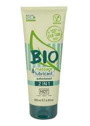 Любрикант-масло 2в1 Bio massage (vegan) органический на водной основе 200мл